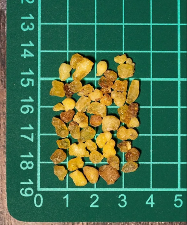 Frankincense Resin – Grade 3, Pure Small Grains...