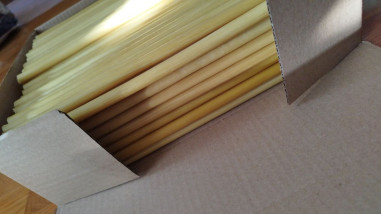 200 uds (6,0 kg) velas de iglesia, 32 cm de...