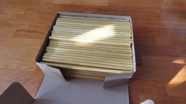 200 uds (6,0 kg) velas de iglesia, 32 cm de...