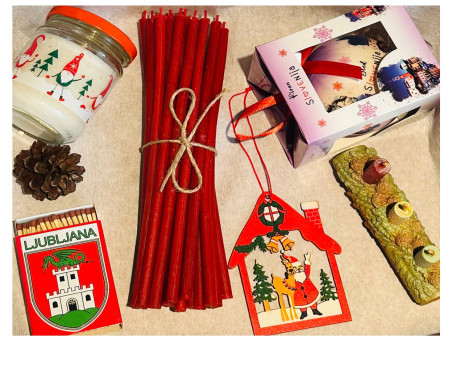 Slowenisches Weihnachts- und Neujahrsgeschenkset Nr. 4