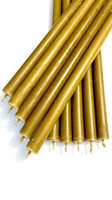 Large Altar Candle • 100% Beeswax • 40 cm / 2...