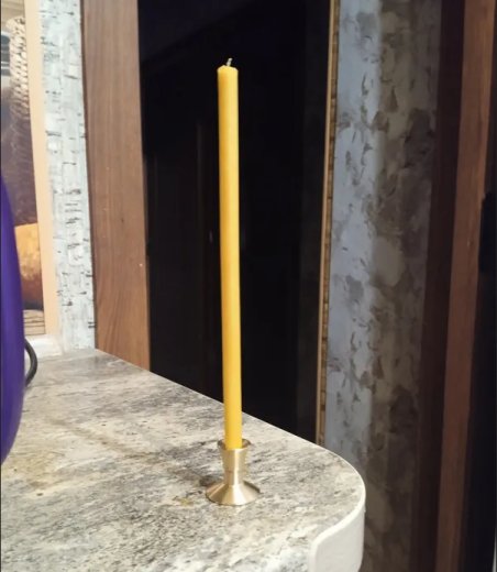 Portacandele da chiesa per candela sottile (Ø 0,8 cm).