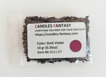 Tinte Bekro 6011-07 - Violeta Oscuro para Cera de Velas