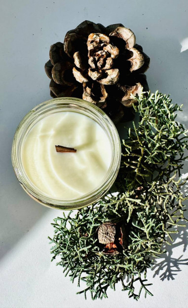Festive candles for Christmas and New Year...