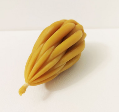 Bougie décorative en cire naturelle « Goutte ».