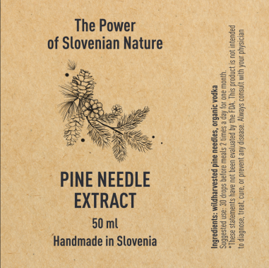 Pine Needle Tincture (Extract), Italian Stone...