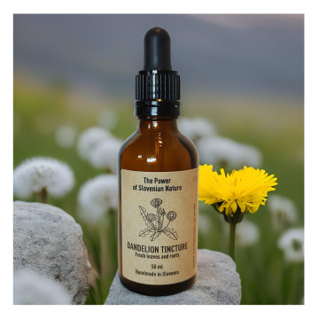 Dandelion tincture (Fresh leaves + roots), Organic.