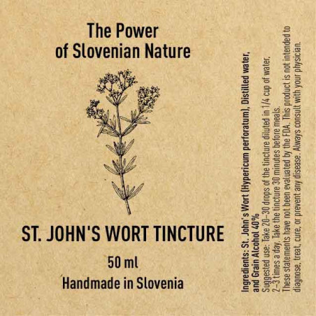 Tinktura šentjanževke (ekstrakt Hypericum perforatum) - 50 ml