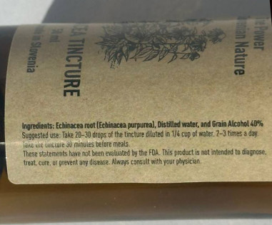 Tinktura ameriškega slamnika (Echinacea...